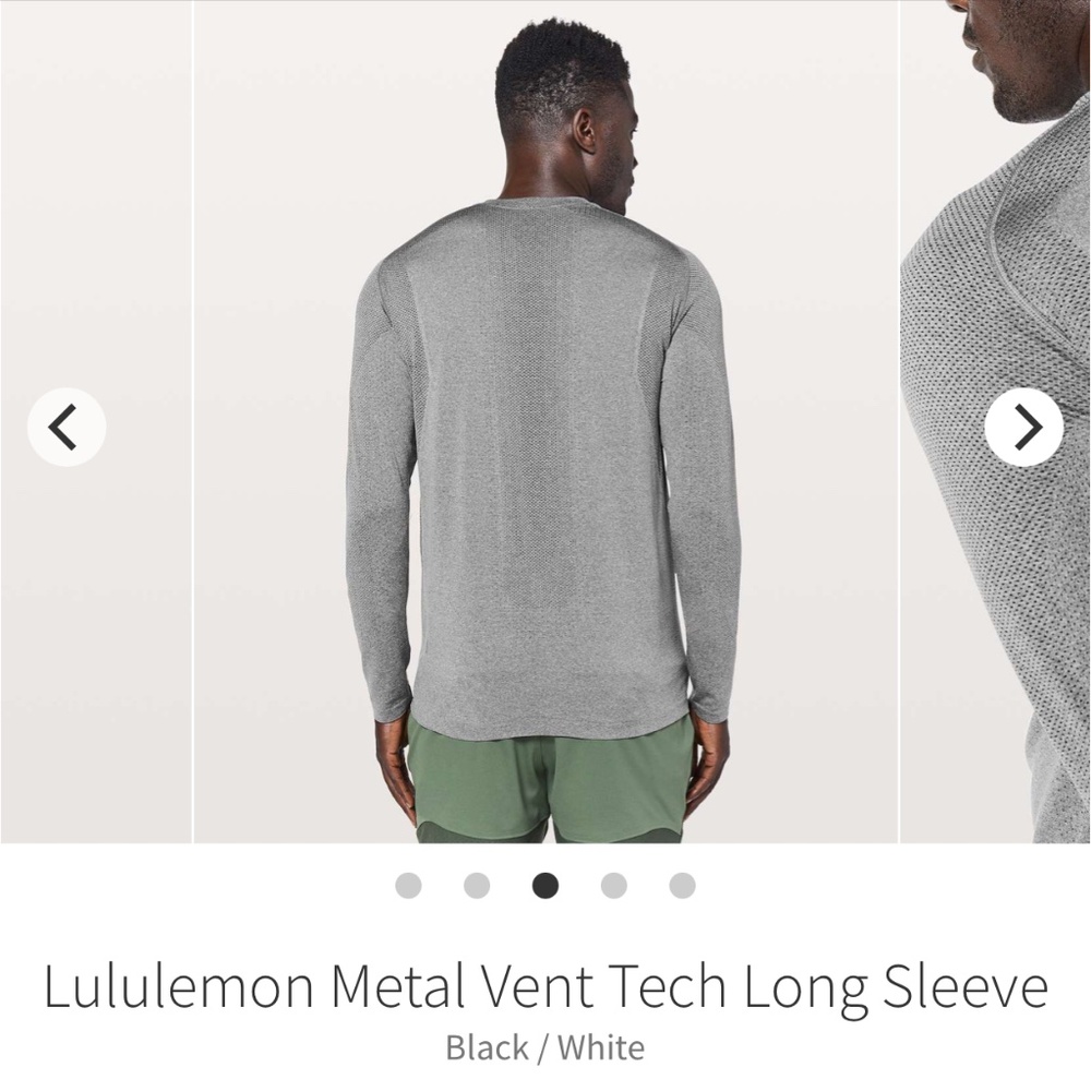 Lululemon Athletica Black Long Sleeve Tee - Picture 2 of 6